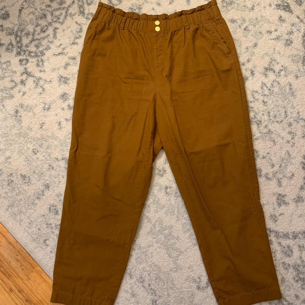Paper bag waist pant